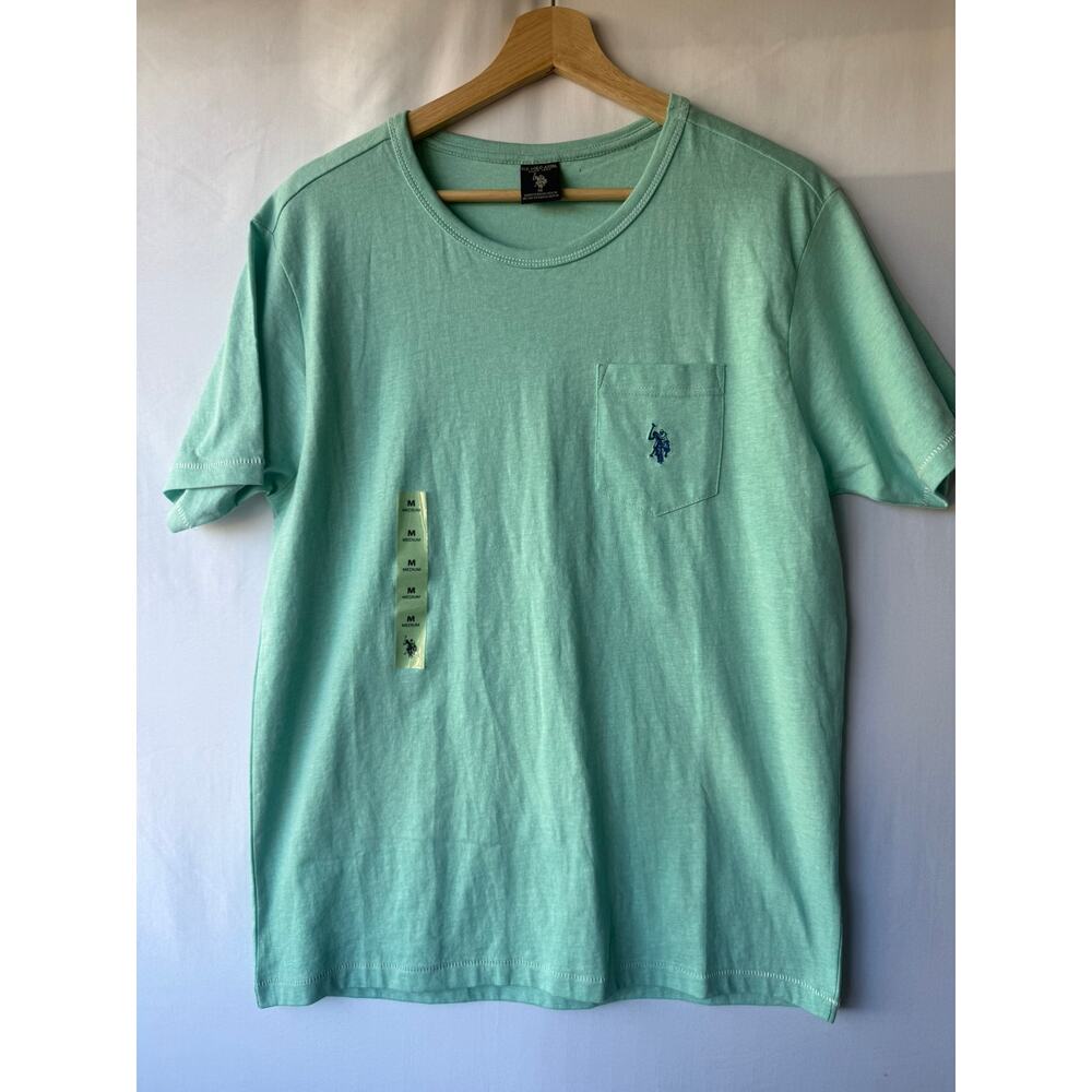 US Polo‎ Association Light Green T-Shirt- Size M NWT